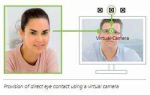 Virtual Eye Contact Illustration 300x190 The future of 3D video conferencing?