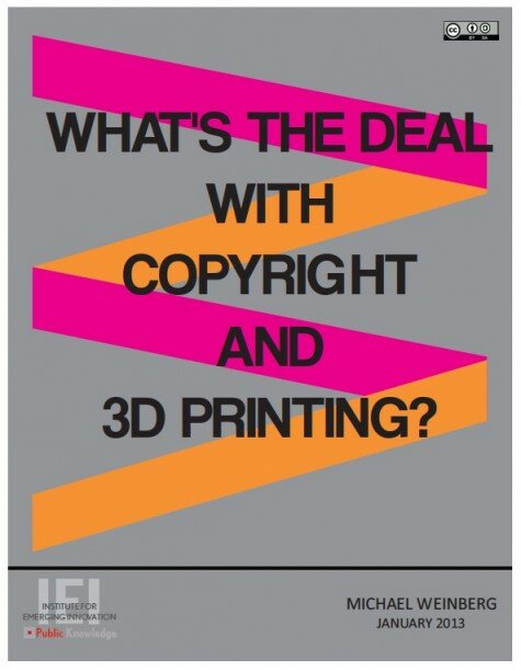 Whats the deal with 3D printing and copyright 475x611 Copyright rules dont need to be changed for 3D printing