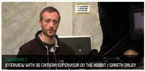 Interview with The Hobbit 3D camera supervisor Gareth Daley First look at The Hobbit The Desolation of Smaug in 3D HFR