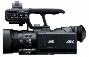 JVC 4K camcorder 300x192 Focus on 4K at BVE and MIPTV